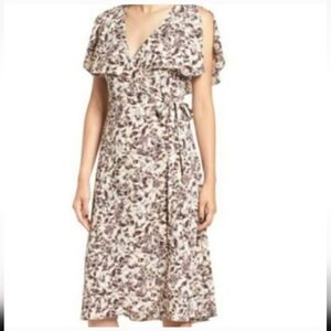 TEN SIXTY SHERMAN Floral Wrap‎ Dress small